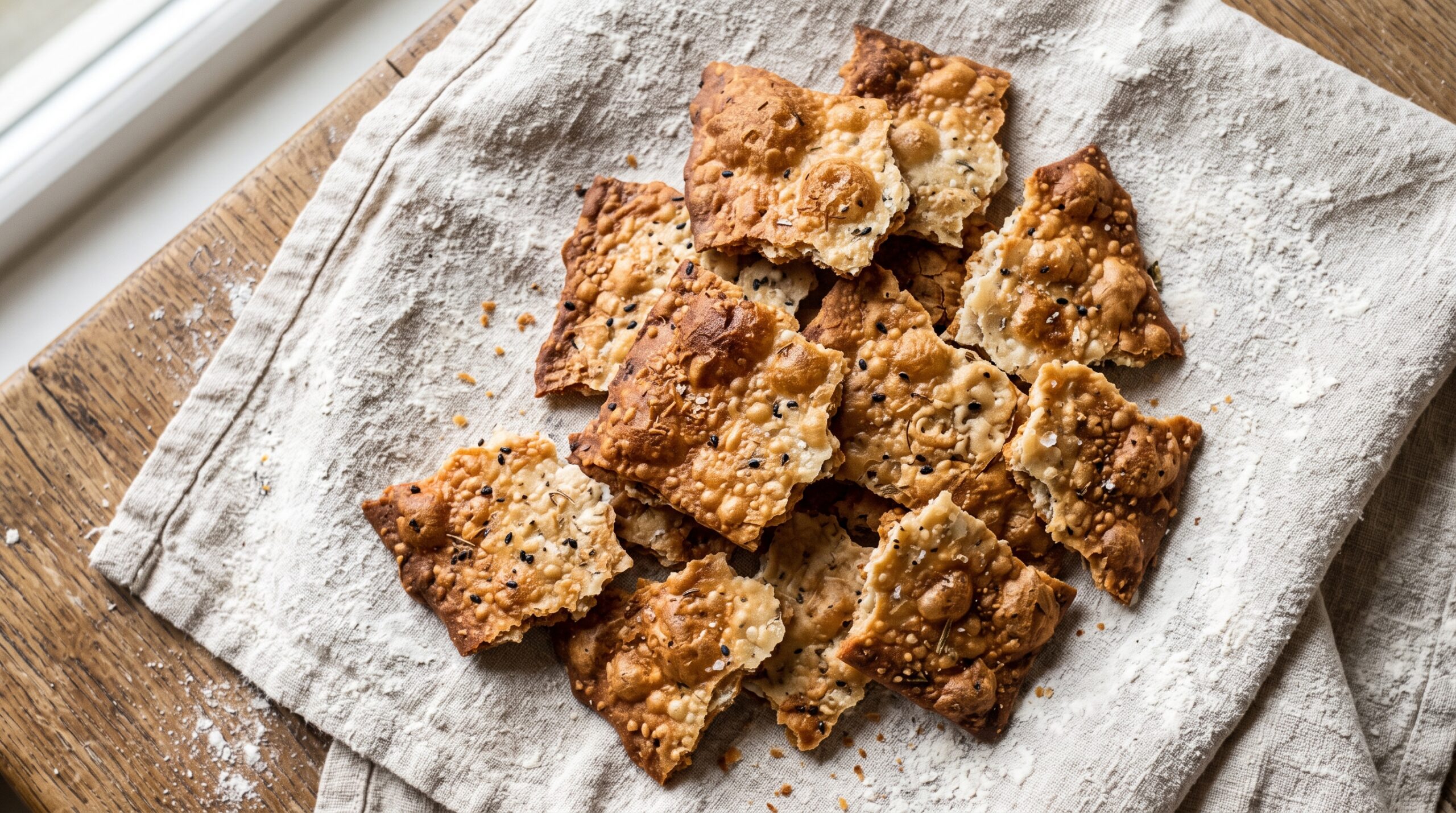 Sourdough Discard Crackers: Crispy, Snappy, and Ready in Under an Hour