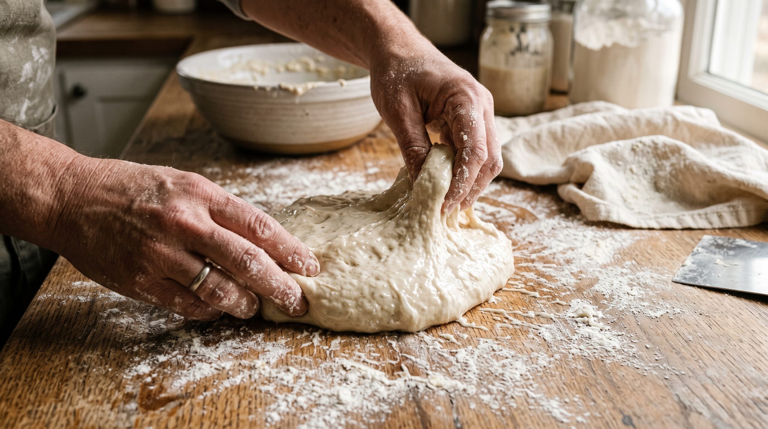 Sticky Dough, Sorted: How to Handle High-Hydration Sourdough Without the Mess