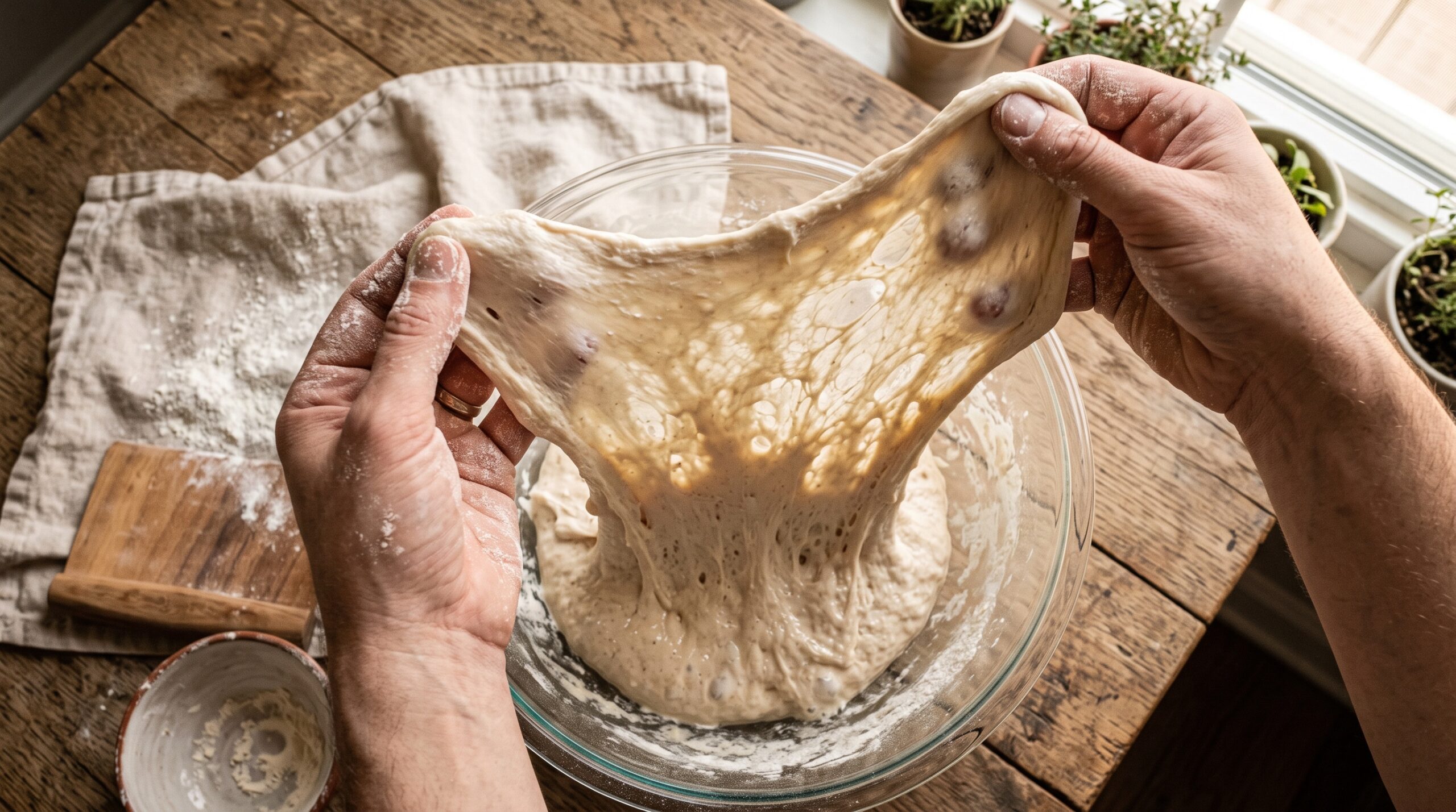 Stretch and Folds: How and When to Strengthen Your Sourdough Without Kneading