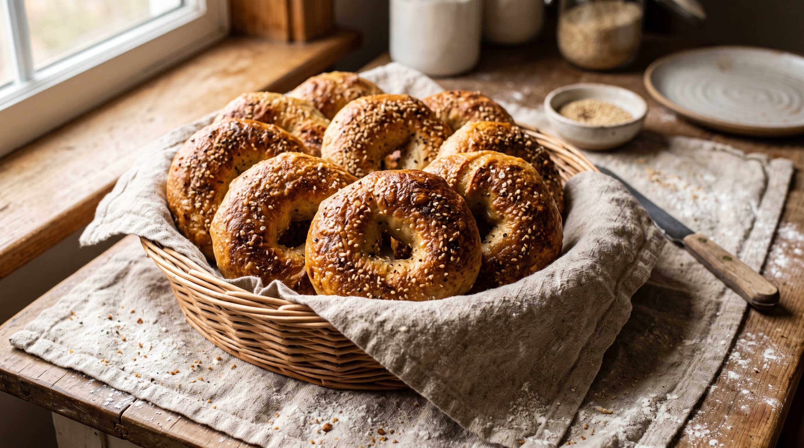 Sourdough Bagels at Home: Chewy, Shiny, and Actually Worth the Effort