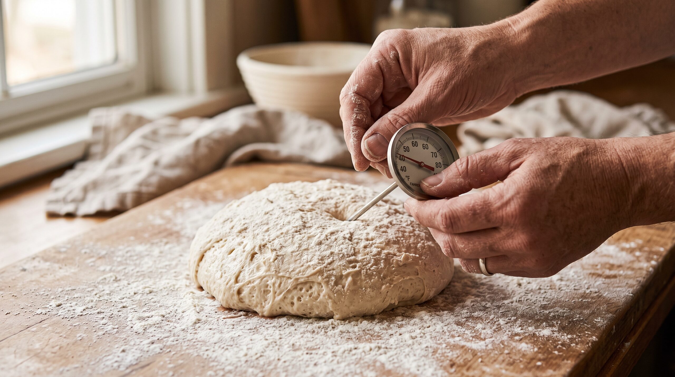 Sourdough Dough Temperature: The Number That Secretly Controls Your Whole Bake