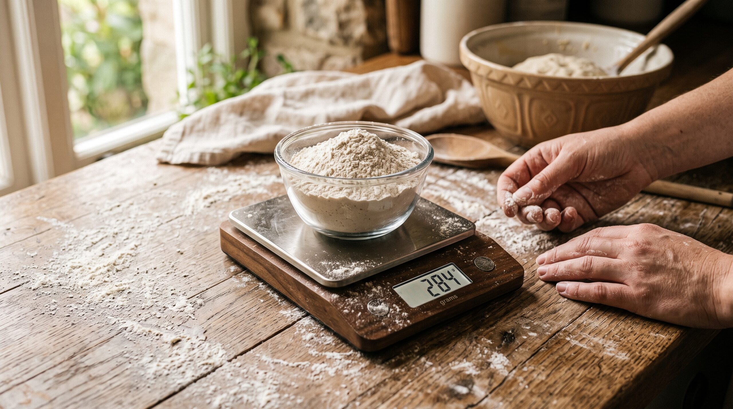 Why a Kitchen Scale Beats Measuring Cups for Every Sourdough Bake